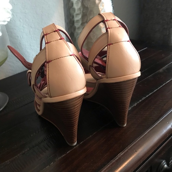 New! Coach Wedge Sandals - Picture 5 of 5
